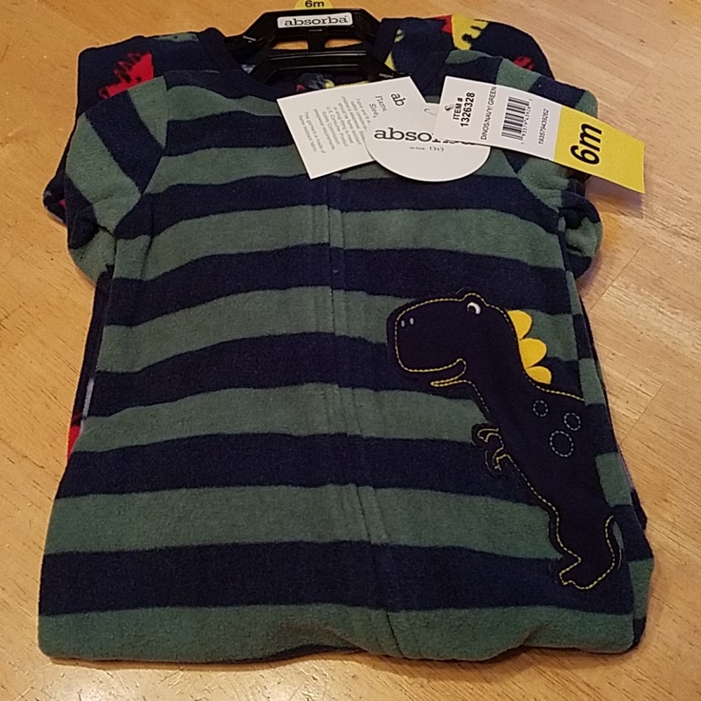 Absorba 2 pack flannel pjs